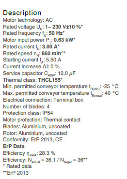 Технические характеристики FB063-6EK.4I.V4P