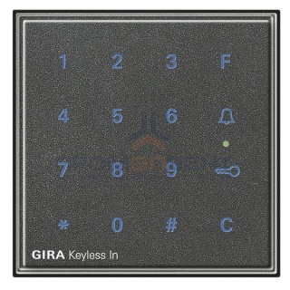 Цифровой кодовый замок Gira TX_44 антрацит