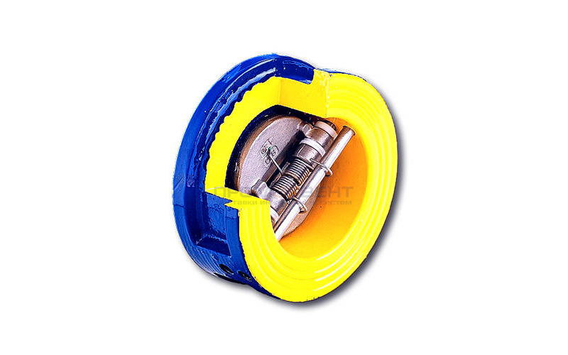Клапан обратный дисковый Zetkama 407 A - Ду125 (ф/ф, PN16 Tmax 100°C, исполнение №56)