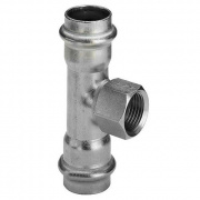Тройник переходной Viega Sanpress Inox 2317.2 - 22 x 3/4" x 22 (нержавеющая сталь)
