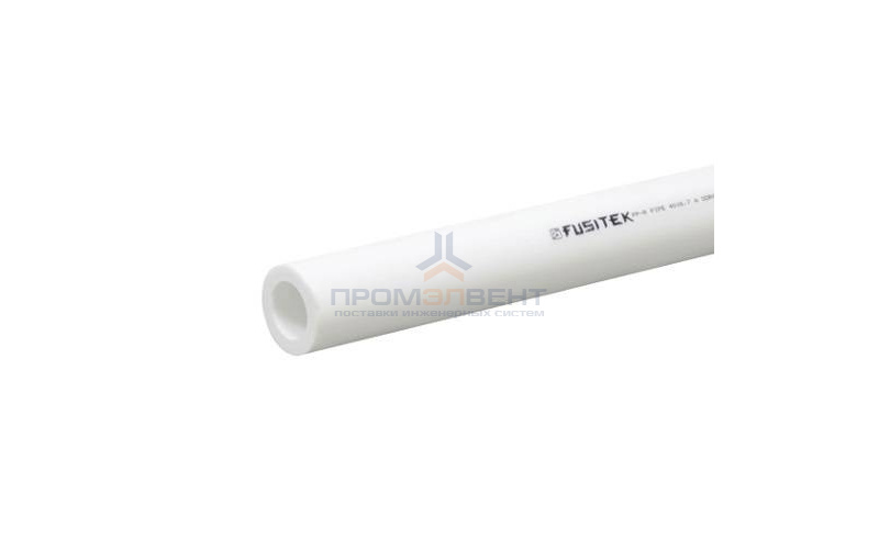 Труба полипропиленовая Fusitek SDR11 - 25x2.3 (PN10, Tmax 35°C, цвет белый, штанга 4м.)