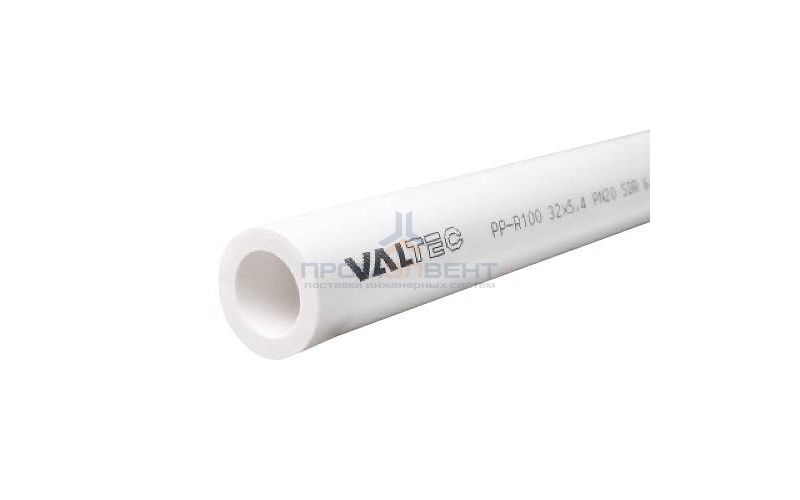 Труба полипропиленовая VALTEC PP-R100 - 32x5.4 (PN20, Tmax 70°C, штанга 4 м.)