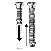Удлинитель трубный из нержавеющей стали Meibes Inoflexi Ду25 (1" x 1") 80-160 мм