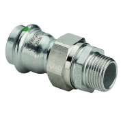 Муфта разъемная Viega Sanpress Inox 2365 - 22 x 1/2" (нержавеющая сталь)