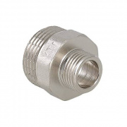 Ниппель редукционный VALTEC VTr.580 - 2" x 1" (резьбовой, латунь никелированная)