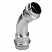 Отвод 45° Viega Sanpress Inox 2326 - 18 (нержавеющая сталь)