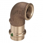 Отвод 90° Viega G3 Sanpress 2214.2 - 12 x 3/8"