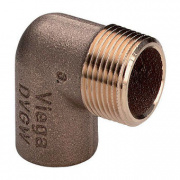 Отвод 90° Viega R4 94092G - 22 x 1/2" (под пайку, для медных труб)