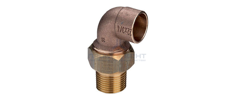 Отвод 90° Viega R4 94098G - 18 x 1/2