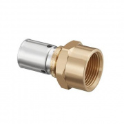 Переход на внутреннюю резьбу Oventrop Cofit P - 32x3.0 x 1" (прессовой, бронза)