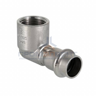 Переход на внутреннюю резьбу угловой VALTEC VTi.952 - 15 x 1/2" (прессовой, для труб из нерж.стали)