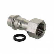 Переход на накидную гайку VALTEC VTi.908 - 15 x 1/2" (прессовой, для труб из нержавеющей стали)