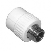 Переход на наружную резьбу KALDE - 32 x 3/4" (для полипропиленовых труб, цвет белый)