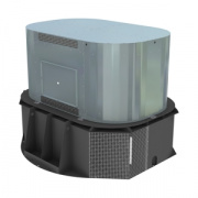 ВКРВ2x ДУ — Вентилятор крышный радиальный дымоудаления с рабочим колесом с вперед загнутыми лопатками