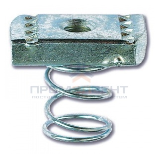 Гайка для подвешивания профиля (с удлиненной пружиной) М8х40