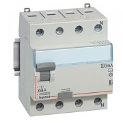 УЗО Legrand DX3 ВДТ 4П 63А 100мА тип AC
