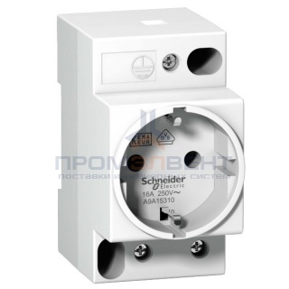 Розетка щитовая iPC Schneider Electric DIN 2П+T 16A 250В